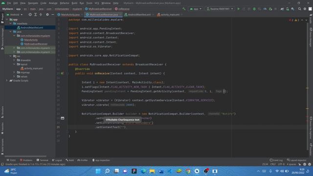 Cara Membuat Aplikasi Alarm Sederhana & Notifikasi Sound Costum Di Android Studio #java #android смотреть онлайн