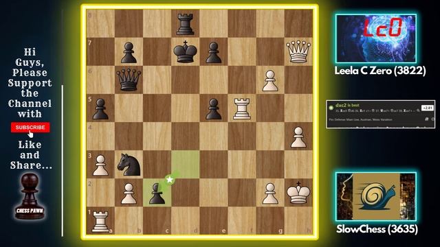 SlowChess Beats Leela C Zero!! Brilliant Play!!! смотреть онлайн