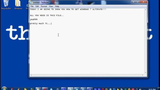 HOW TO GET WINDOWS 7 ULTIMATE FOR FREE! смотреть онлайн