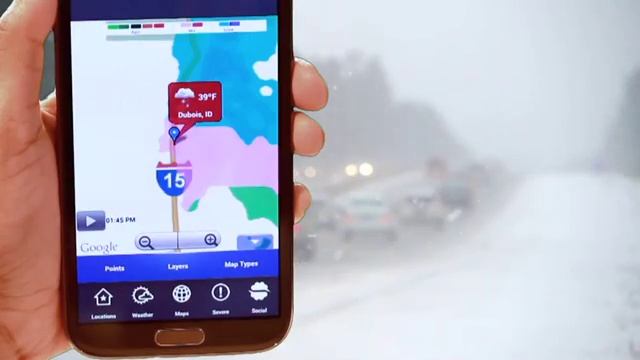 The Weather Channel for Android - Phone demo смотреть онлайн