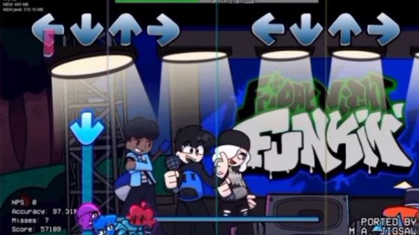 Starlight mayhem fnf Android Gama Baja