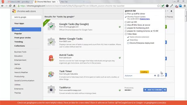 Tips for Using the Google Tasks Chrome Extension смотреть онлайн