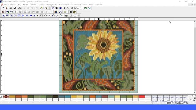 Программа Pattern Maker v4 Pro — как вставить картинку-инструкцию в схему смотреть онлайн