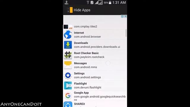 How To Hide App From Your Friends in hindi urdu By AnyOneCan DoIt смотреть онлайн