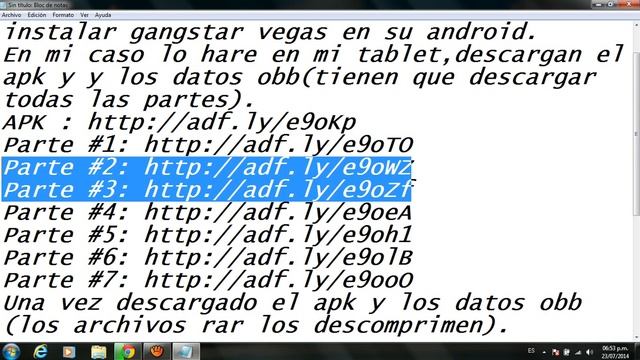 como descargar gangstar vegas en tu android (APK mas datos de la sd) смотреть онлайн