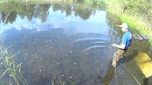 РЫБАЛКА НА МАГНИТ НА ЗАБРОШЕННОЙ ВОЕННОЙ БАЗЕ!!! смотреть онлайн