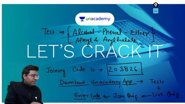 Alcohol - Phenol - Ether & Alkyl Halides | MEGA Quiz | Unacademy Quiz | NEET UG | Abhishek Mishra смотреть онлайн