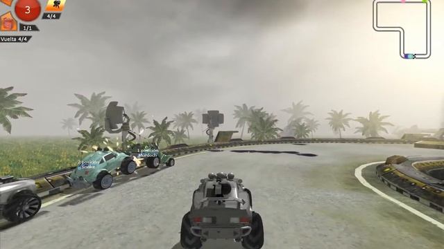 Motor Rock (Rock'n Roll Racing) Gameplay PARTE 1 смотреть онлайн