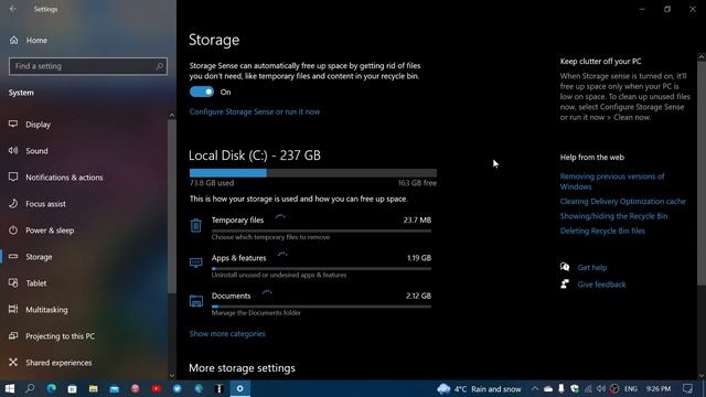 SLOW Windows 10 PC Running out of disk space can impact performance смотреть онлайн