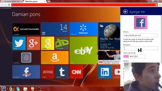 (Tutorial)Personalizar Google Chrome como Windows 8 смотреть онлайн