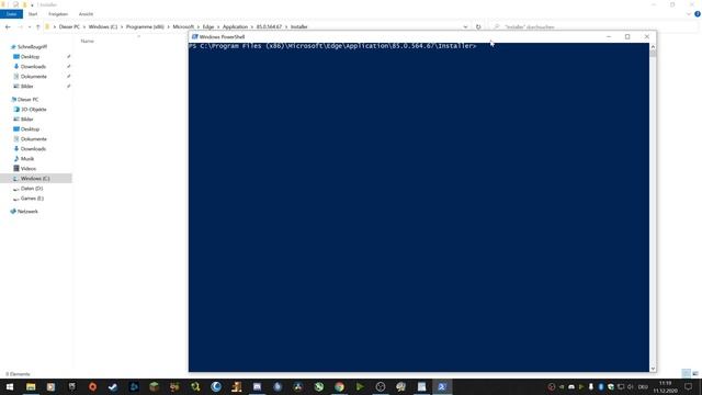 Edge deinstallieren, Windows 10 Version 20H2 Betriebssystembuild 19042 685 смотреть онлайн