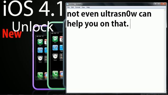 iOS 4.1 Unlock NEW (Baseband 5.14.02) 10-8-10!!! смотреть онлайн