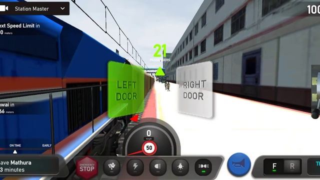 Indian Train Simulator WDP-4 With Tejas Express Gameplay-Android смотреть онлайн
