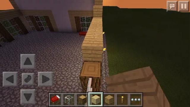 Постройка дома в minecraft pe 0.10.4 смотреть онлайн