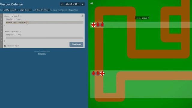 Flexbox Defense - Full Game - Learning CSS Flex - 12 Levels смотреть онлайн