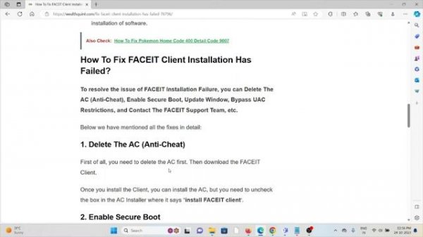 How To Fix FACEIT Client Installation Has Failed