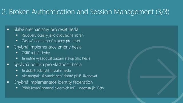 Deset nejčastějších chyb webových aplikací podle OWASP смотреть онлайн