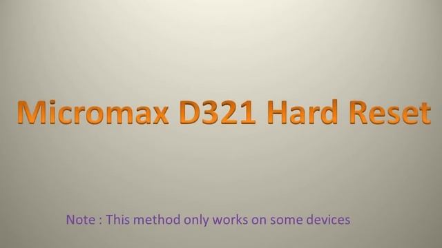 Micromax D321 Hard Reset, Forgot Password Recovery, Unlock смотреть онлайн