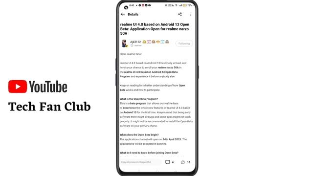 Finally Realme UI 4.0 Android 13 update/Realme UI 4.0 Early Access or Beta update Release April 202 смотреть онлайн