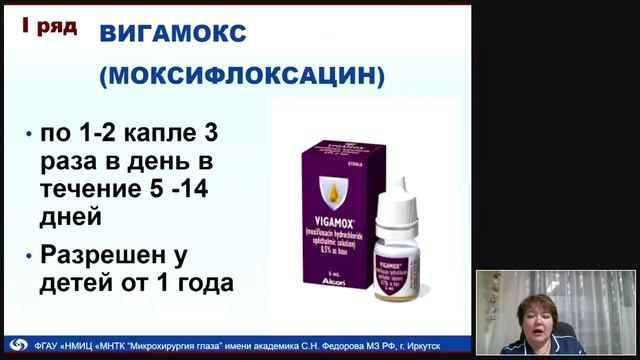 Синдром красного глаза (бактериальные конъюктивиты, антибиотикотерапия) смотреть онлайн