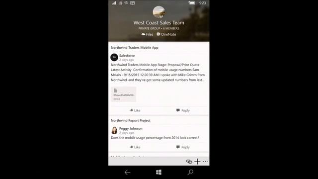 Outlook Groups coming to Windows Phone смотреть онлайн