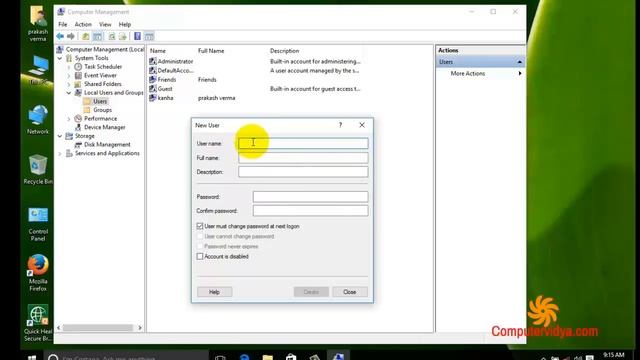 How to create new user account in windows || computer me naye user account kaise banaye смотреть онлайн