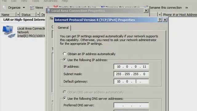 Windows Server 2008 - Configuracion de red смотреть онлайн