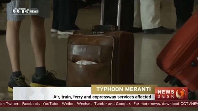 Transportation in southeast China affected by Typhoon Meranti смотреть онлайн