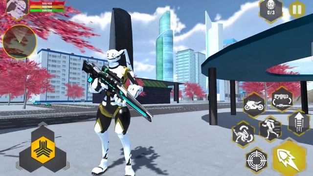 FPS Bunny Robot Counter Terrorist - Shooting Games - android gameplay смотреть онлайн