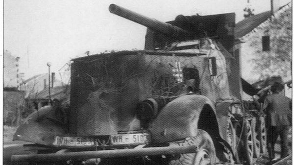 8.8 cm Flak 37 Selbstfahrlafette auf Zugkraftwagen 18 тон.