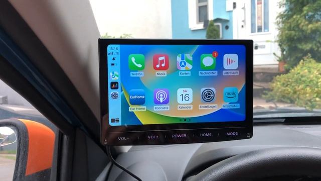 Verbessertes Wireless APPLE CARPLAY & ANDROID AUTO Touch Display zum nachrüsten für jedes Auto -TES смотреть онлайн