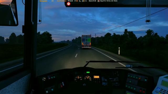 🌕ETS2 CELULAR ANDROID - FUI CONTRATADO PRA LEVAR OS SUPERVISORES PELA MADRUGADA COM O ÔNIBUS KAROSA смотреть онлайн