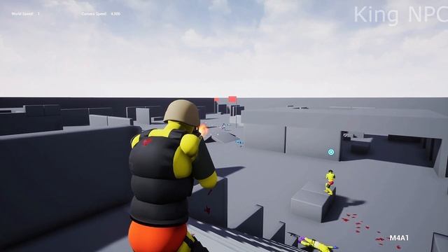 MANTA'S WARBOX BLUE vs YELLOW! Active physics! Top Realistic epic NPC wars! #5 смотреть онлайн