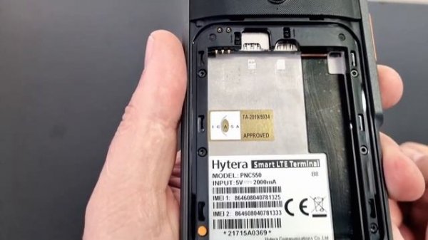 Hytera PNC550 Smart LTE Terminal