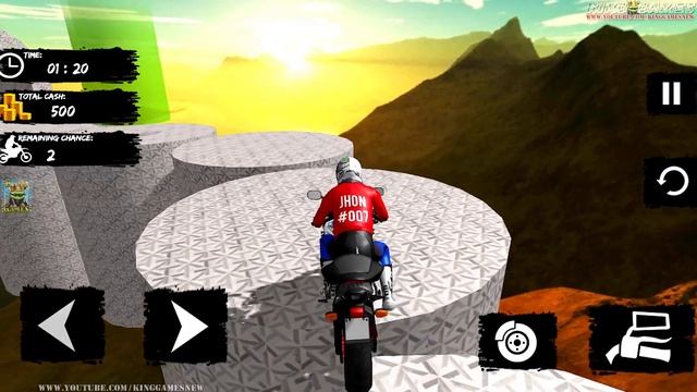 Mega Ramp Bike Racing Simulator 3D - Extreme Motocross Dirt Bike Stunt Racer - Android GamePlay #4 смотреть онлайн