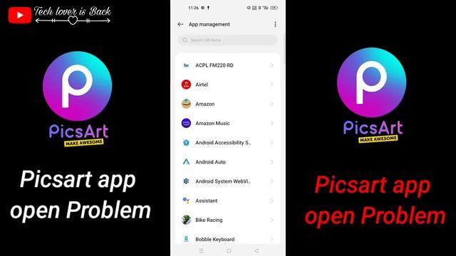 How to fix picsart app not opening problem Android | picsart app open problem смотреть онлайн