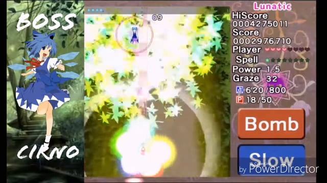 TOUHOU PARA ANDROID CIRNO BOSS смотреть онлайн