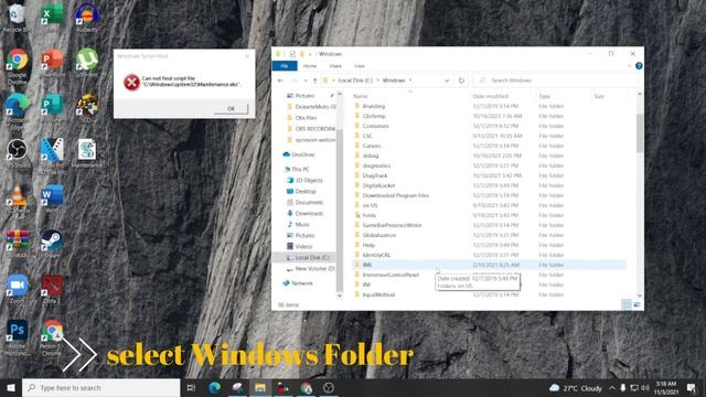 How to Fixed Windows Error Msg "Can't find script File" смотреть онлайн