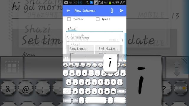 schedule SMS and facebook post and send them later with an android app schemes смотреть онлайн