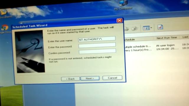 Windows XP Add Scheduled Task смотреть онлайн