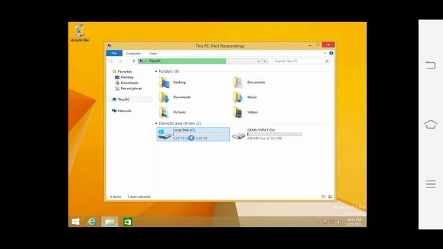 Emulate Windows 8.1 Pro Update 3 on Android phone with Limbo PC Emulator смотреть онлайн
