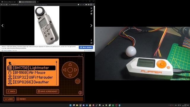 Flipper Zero : Light meter application using BH1750 sensor смотреть онлайн