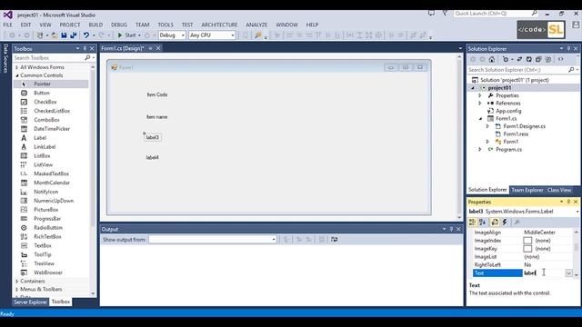 C# Create Windows Form Application1 | Lesson 1 смотреть онлайн