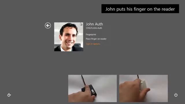 Authasas - Logon by fingerprint to Windows 8 смотреть онлайн