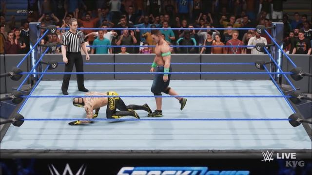 WWE 2K19 - John Cena Vs Rey Mysterio - Gameplay (PC HD) [1080p60FPS]