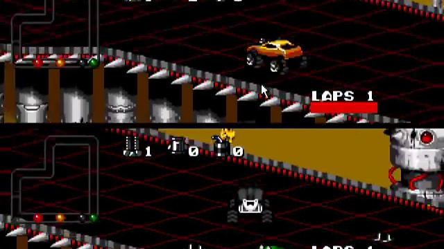 Rock n' Roll Racing - 4 Players (TE v.3a Hack) - battte 2x2 , part 1/3. смотреть онлайн