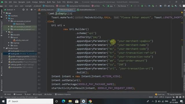 upi payment integration in android studio in Tamil смотреть онлайн