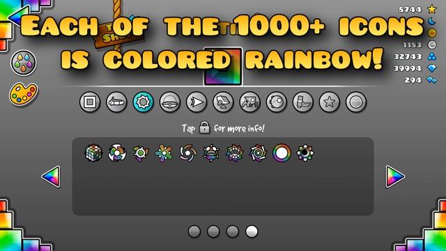 My Rainbow Texture Pack! [Windows/Android] — Geometry Dash 2.2