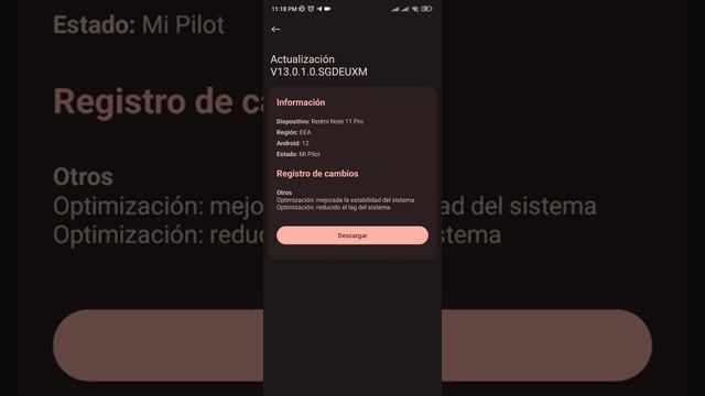 nueva actualización a Android 12 Rom EEA redmi note 11 pro 4G смотреть онлайн