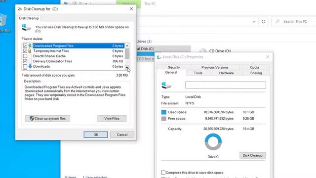 Free Up Space on Windows 10 with Disk Cleanup Tool смотреть онлайн